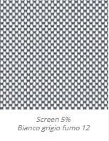 Screen 5% Bianco grigio fumo 12